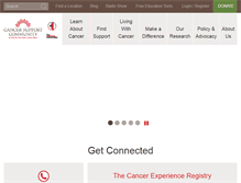 Tablet Screenshot of cancersupportcommunity.org