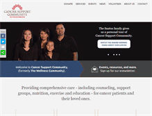 Tablet Screenshot of cancersupportcommunity.net